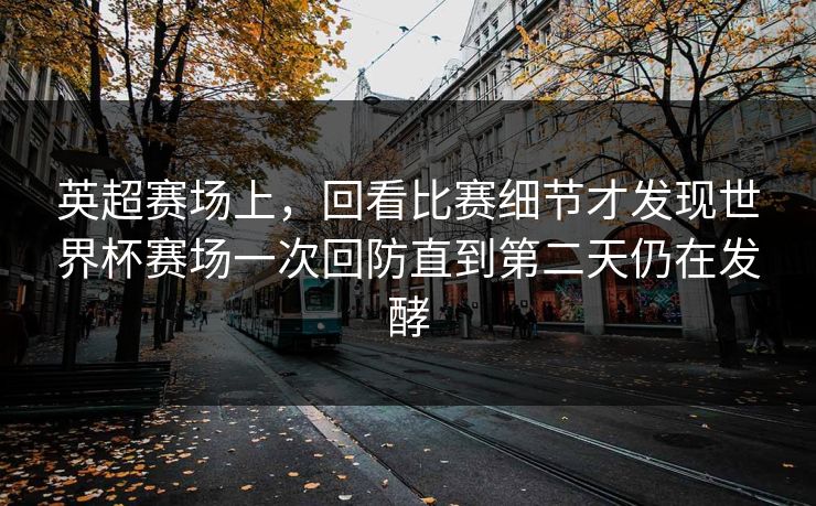英超赛场上，回看比赛细节才发现世界杯赛场一次回防直到第二天仍在发酵  第1张