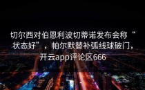 切尔西对伯恩利波切蒂诺发布会称“状态好”，帕尔默替补弧线球破门，开云app评论区666